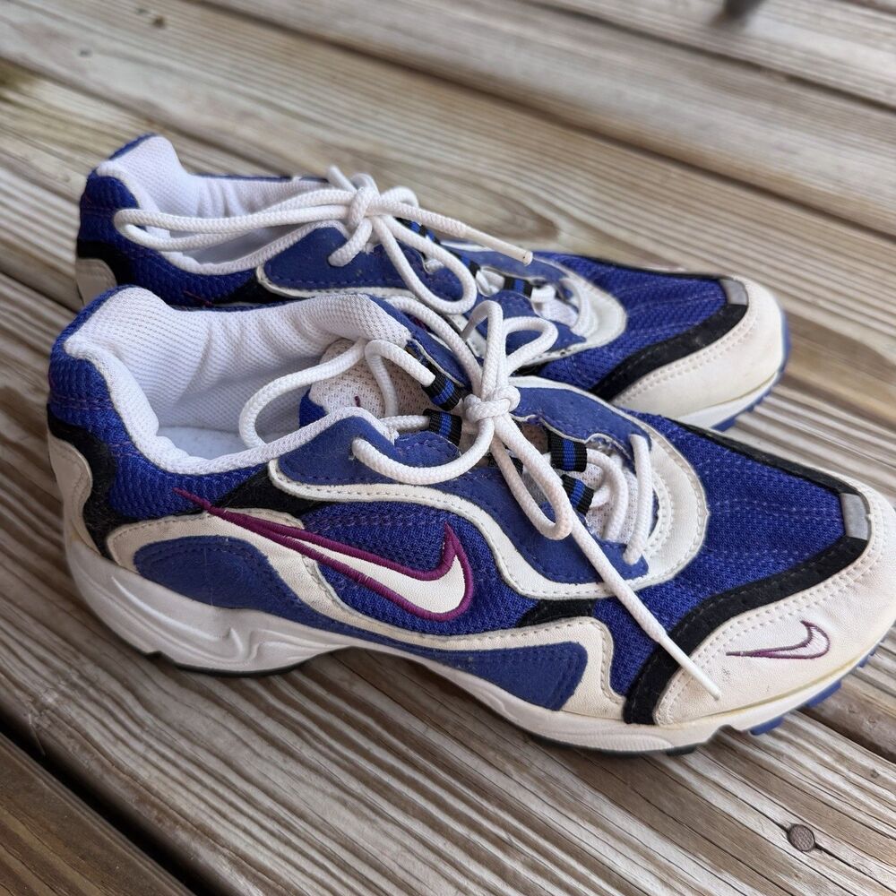 Vintage 1996 Nike Air Windrunner III 3 Lapis Blue Purple 105081-411 Womens 7 Y2K